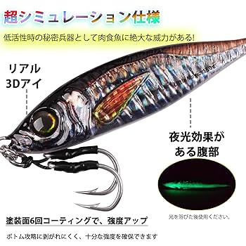 Amazon.co.jp: メタルジグ セット 150g ルアー ショアジギング